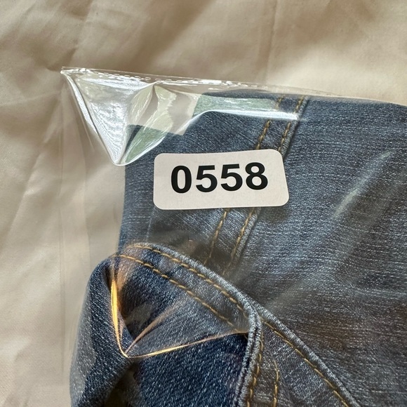 Love Tree Denim one piece skirt size Large - Picture 7 of 8